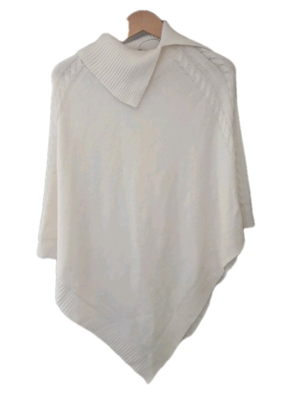 New Talbots Cable Knit Poncho Sweater